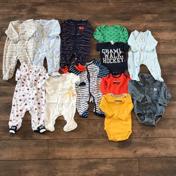 Carter's Other - Lot of Carter’s Little Me 6 Months Onesies Pajamas
